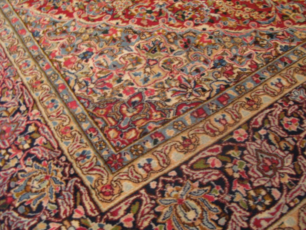 9' 2" x 11' 1" Persian Kerman Rug image 3