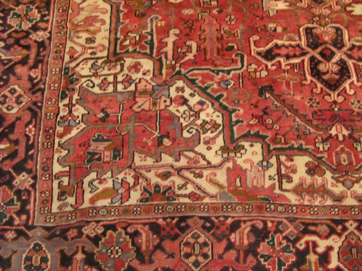 8' 1" x 11' 7" Persian Heriz Rug image 8
