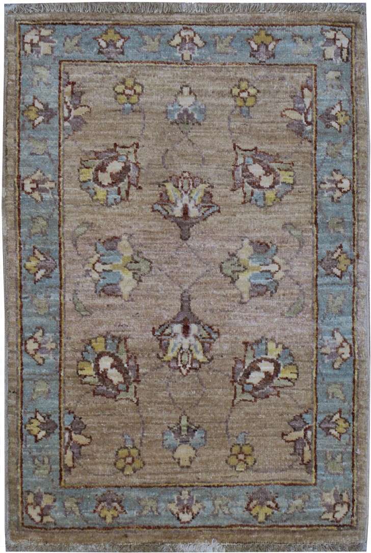 2' 2" x 3' 1" India Oushak Rug image 0