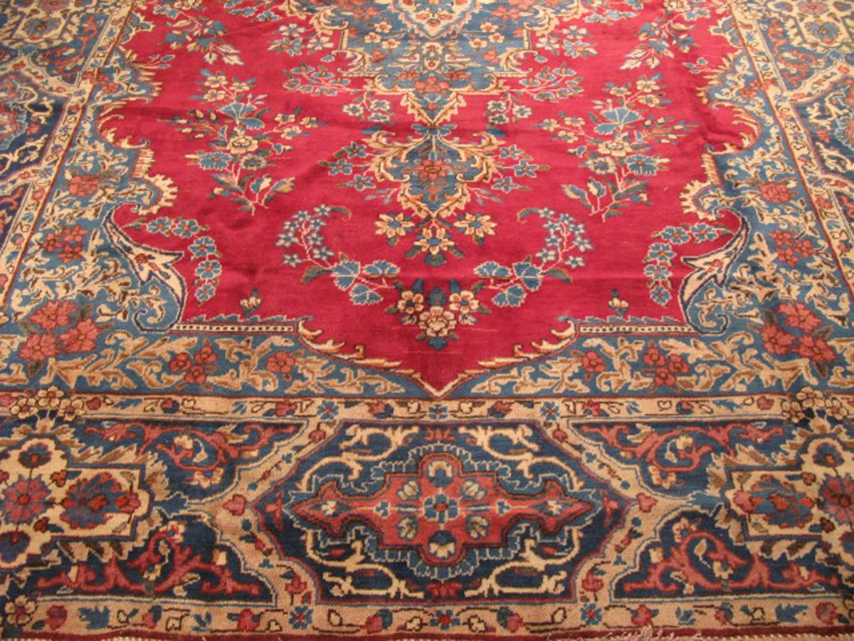 8' 8" x 11' 6" Persian Yaazd Rug image 7