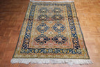 3' 9" x 5' 4" Persian Tabriz Rug image 4