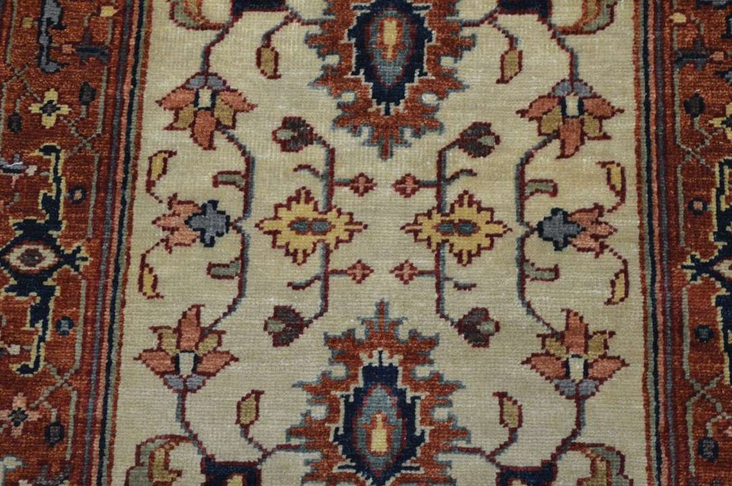 2' 7" x 12' 0" India Serapi Runner image 9