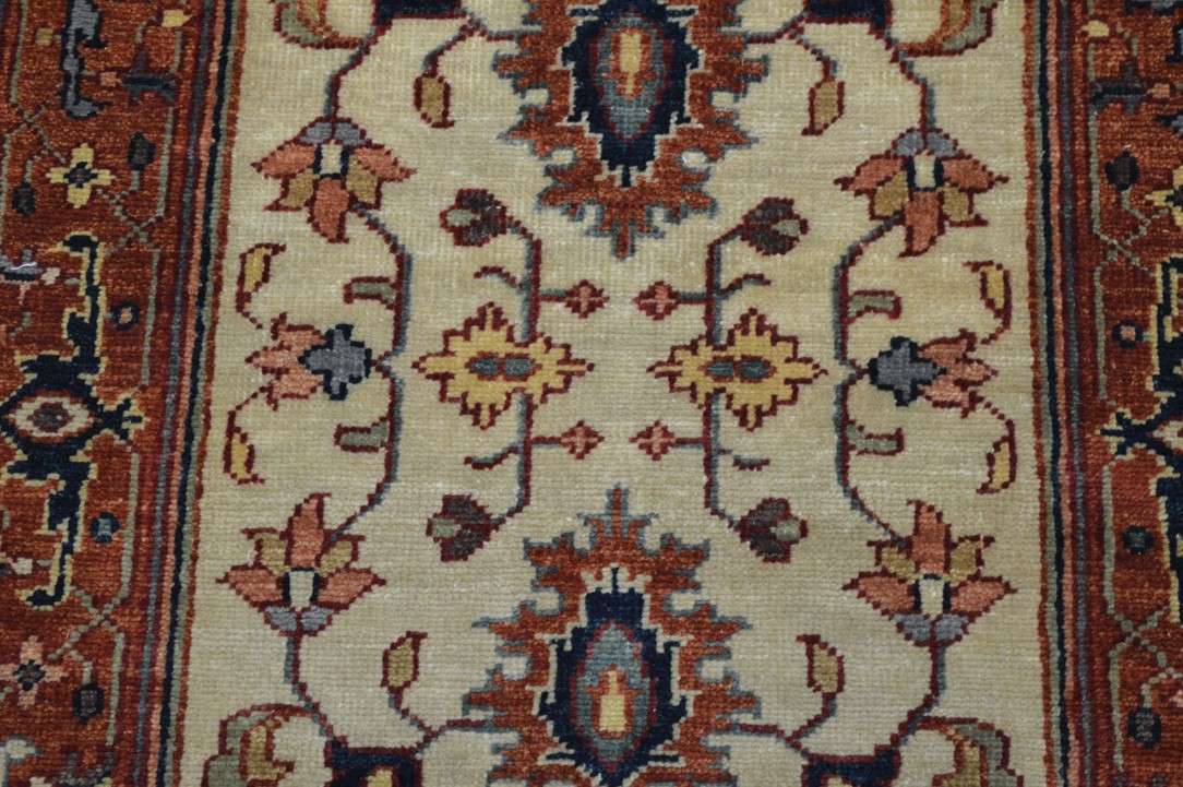 2' 7" x 12' 0" India Serapi Runner image 9