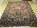 6' 8" x 10' 5" Vintage Heriz Rug image 1