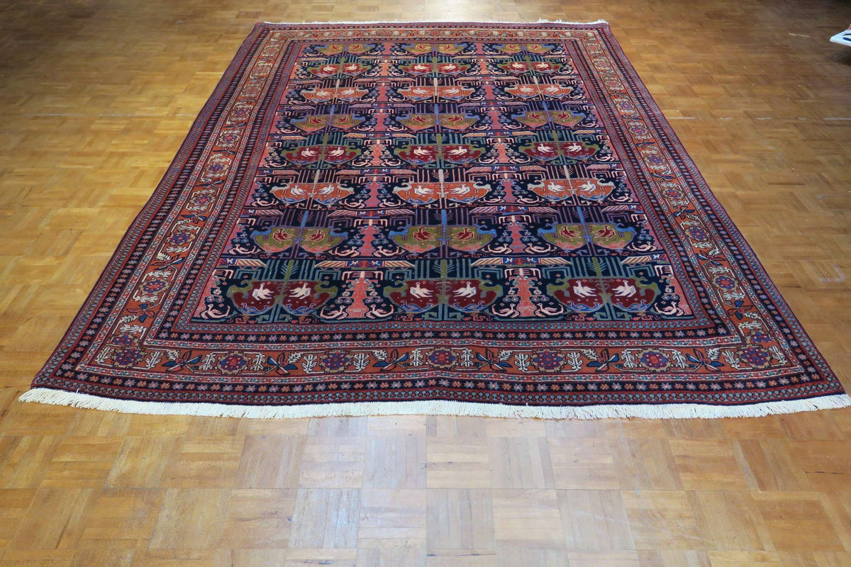 7' 2" x 10' 4" Persian Ardabil Rug image 5