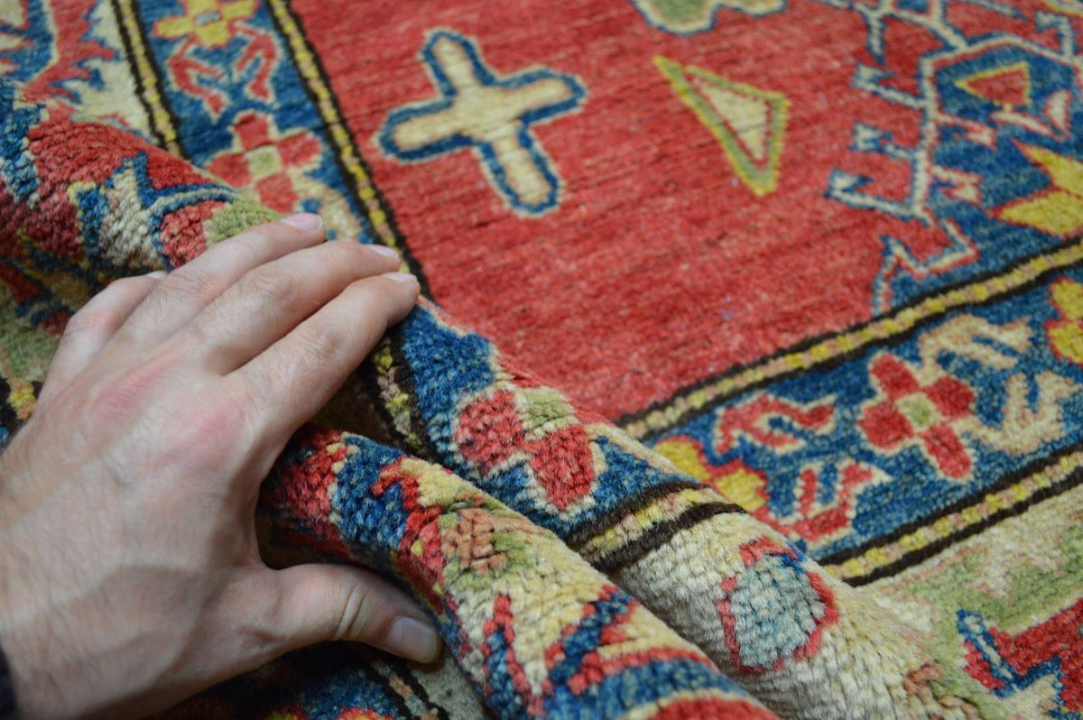 6' 6" x 9' 3" Pakistan Kazak Rug image 11