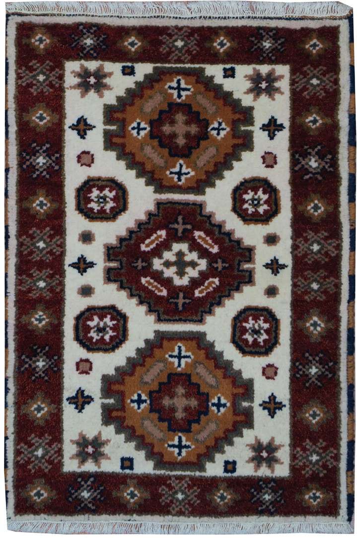 2' 0" x 3' 0" India Kazak Rug image 0