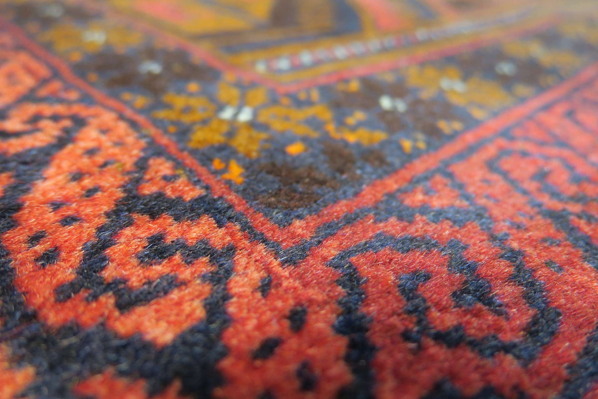 2' 1" x 4' 1" Persian Baluch Rug image 9