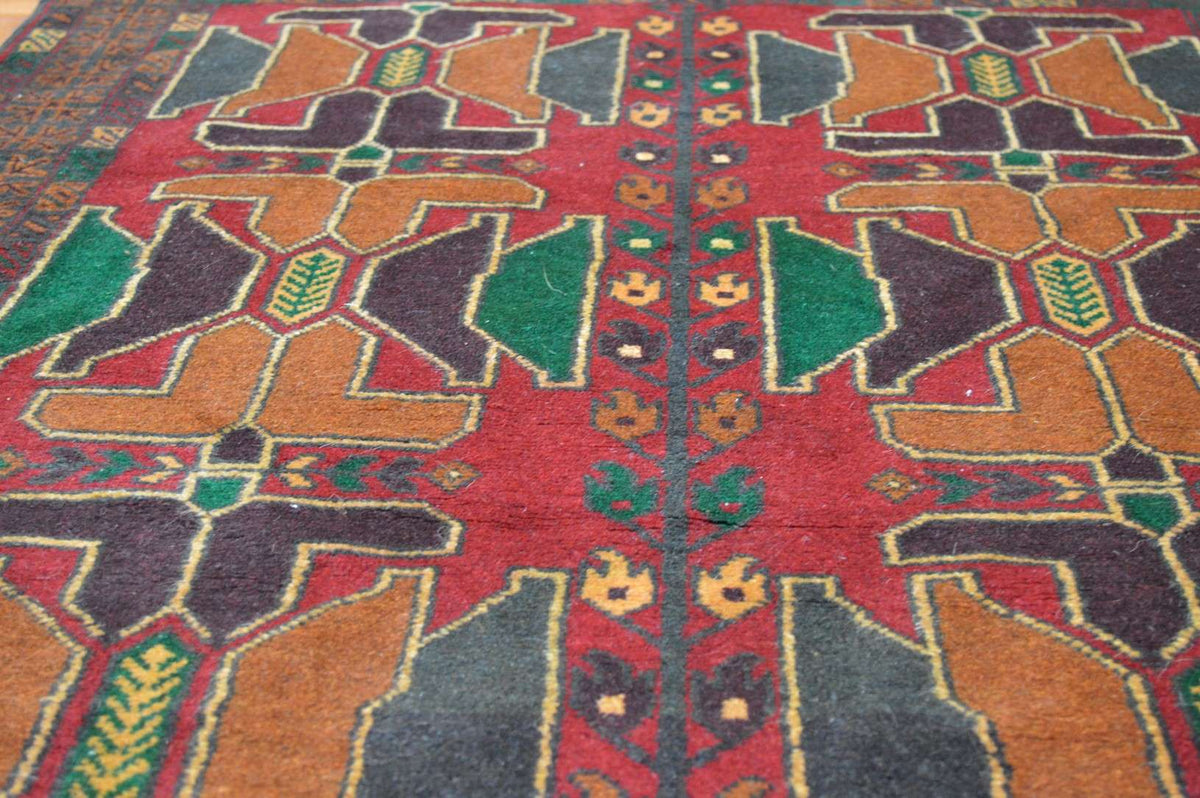 3' 5" x 6' 4" Afghanistan Belouch Rug image 8