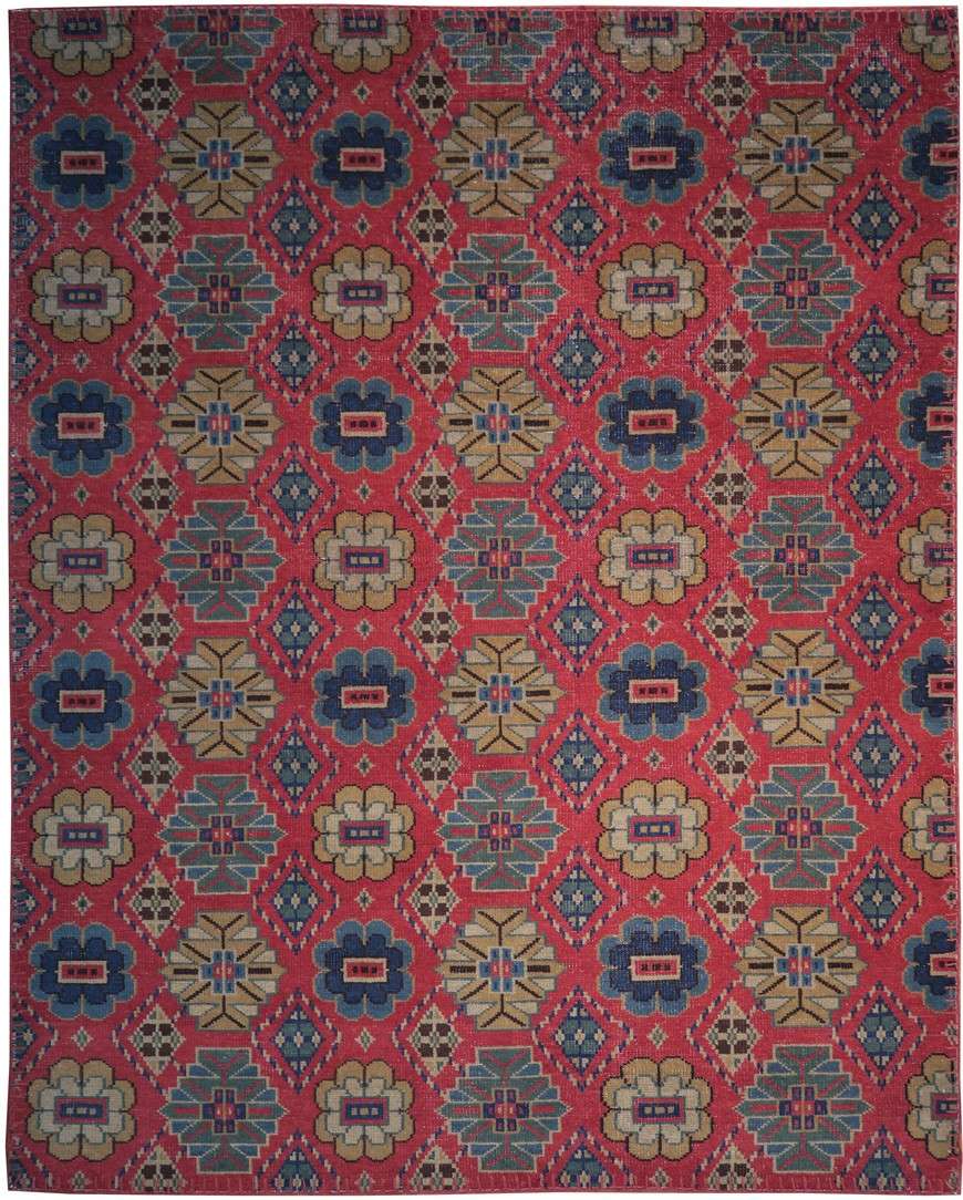 8' 2" x 10' 1" India Flat Rug image 0