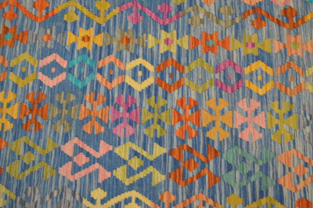 6' 8" x 9' 7" India Kilim Rug image 5