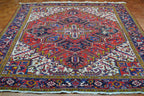 7' 9" x 10' 0" Persian Heriz Rug image 5