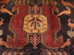 4' 5" x 10' 2" Persian Meshkin Runner image 5