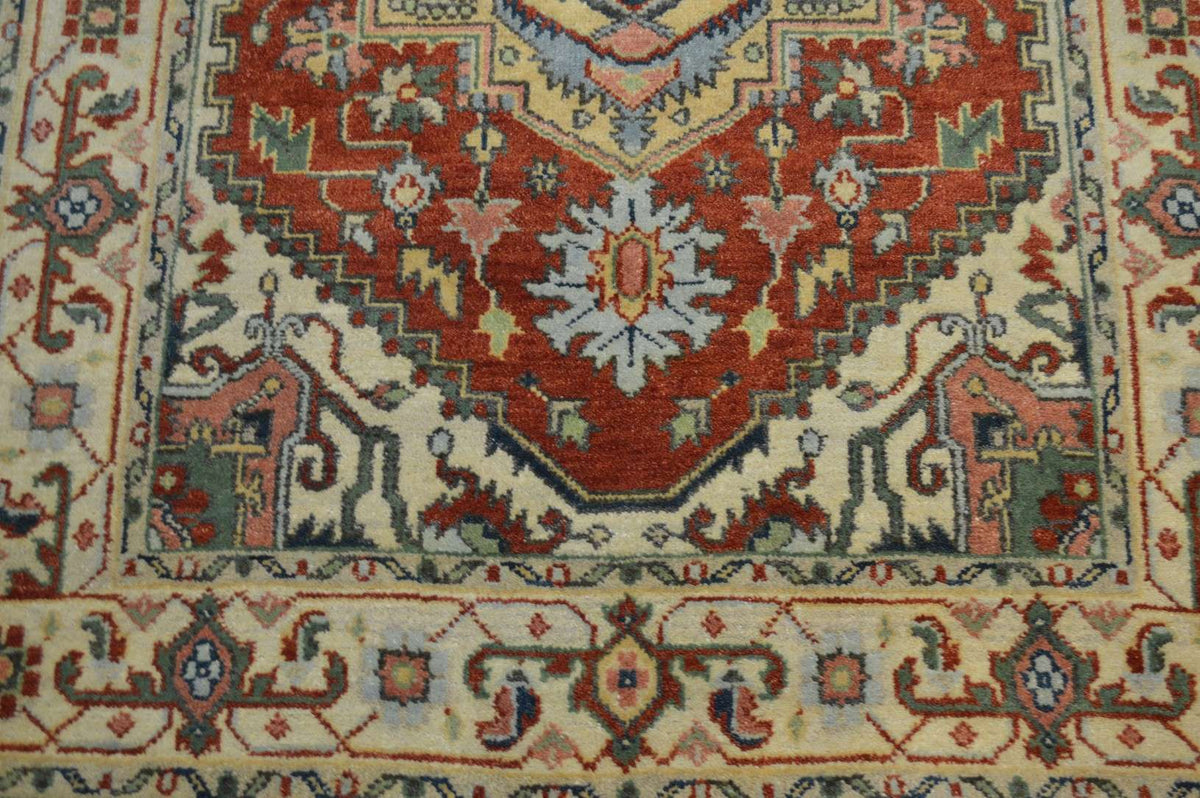 4' 0" x 6' 0" India Serapi Rug image 6