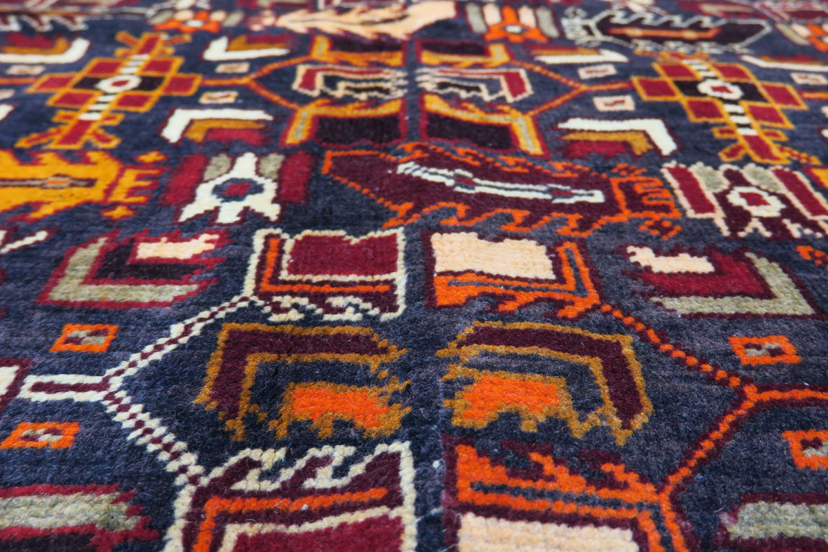 3' 5" x 5' 1" Persian Meshkin Rug image 0