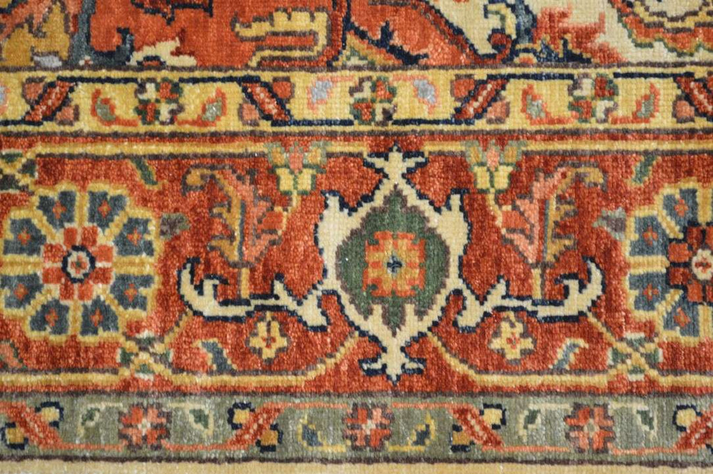 6' 0" x 8' 8" India Serapi Rug image 3