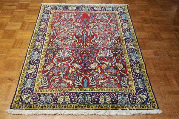 3' 5" x 5' 1" Persian Shahreza Rug image 6