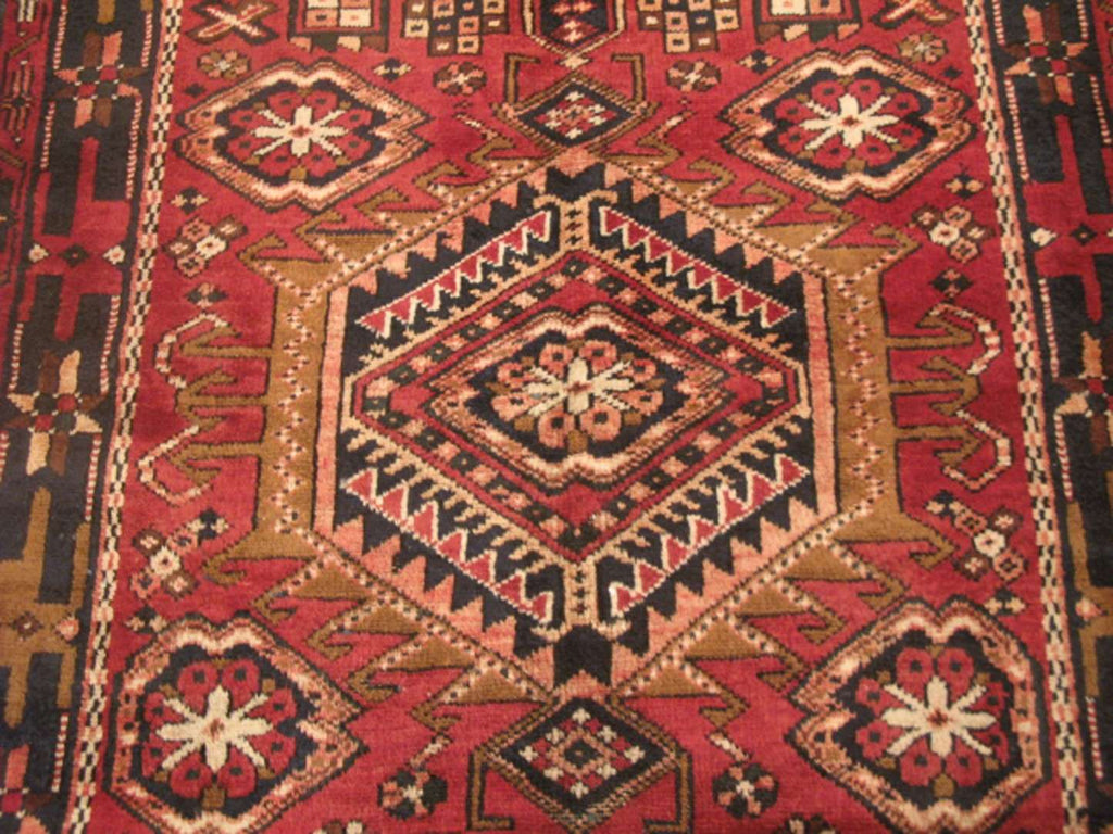 3' 7" x 11' 0" Persian Heriz Runner image 9