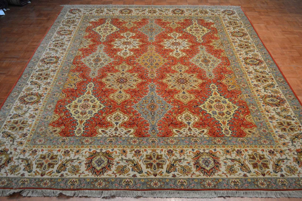 8' 1" x 10' 1" India Agra Rug image 1