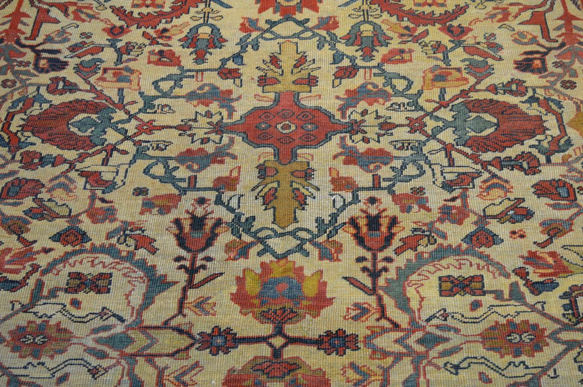 6' 9" x 9' 9" Vintage Mahal Rug image 5