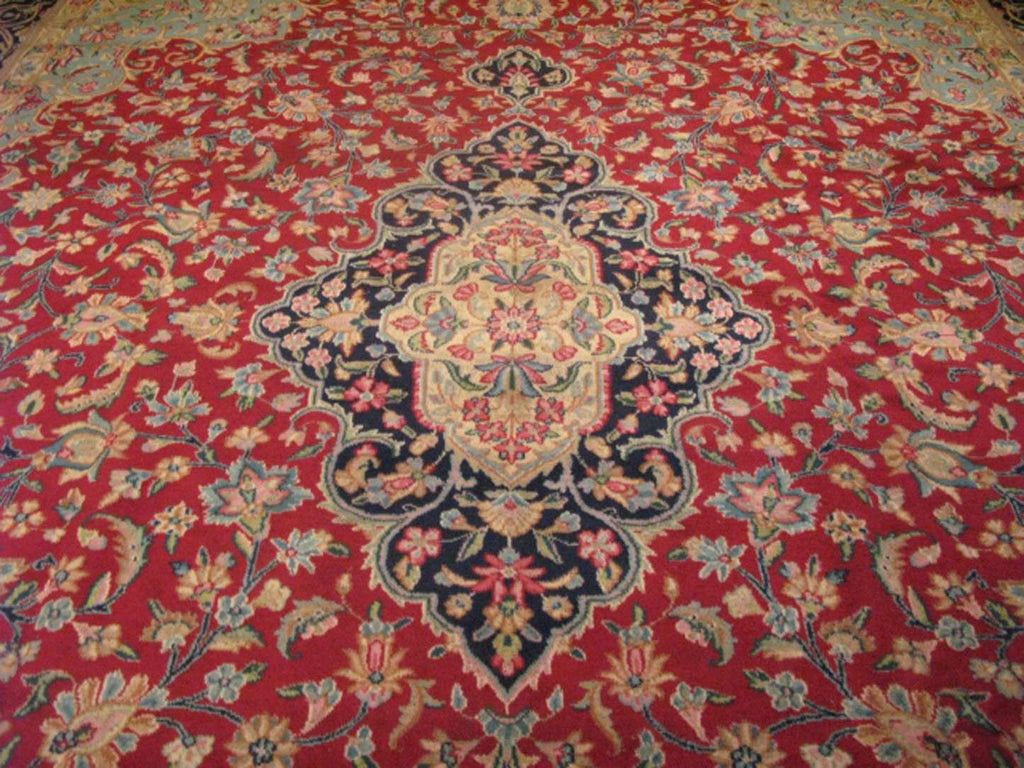 9' 1" x 13' 2" Persian Kerman Rug image 2