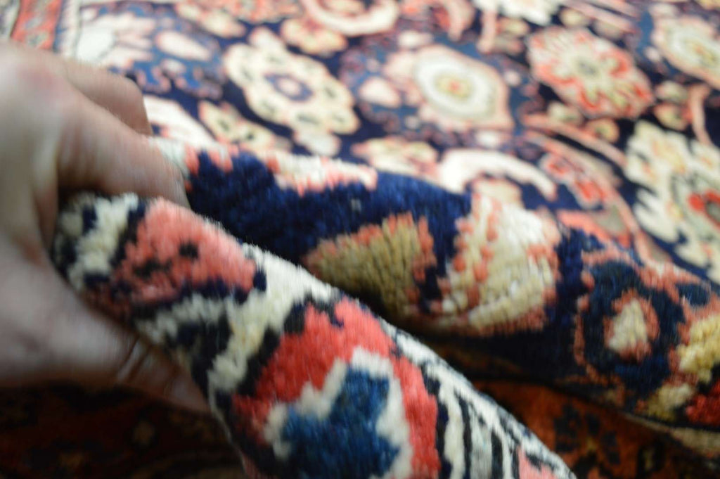 4' 8" x 10' 0" Persian Sarouk Rug image 11