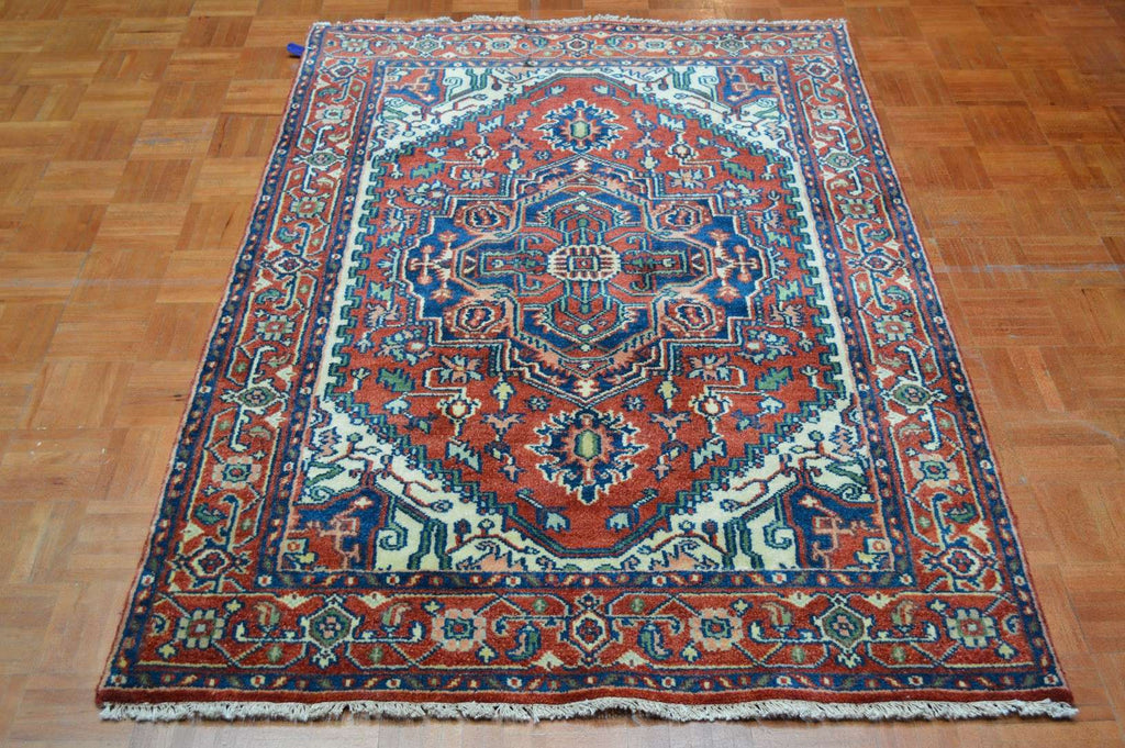 4' 0" x 6' 0" India Serapi Rug image 1