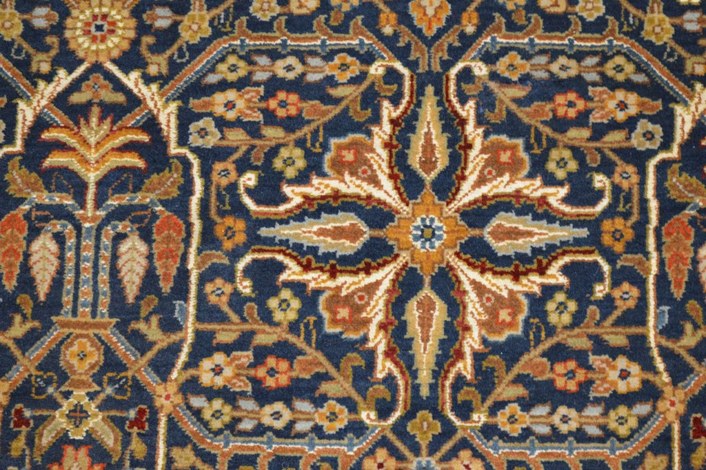 8' 1" x 8' 1" India Agra Square Rug image 7