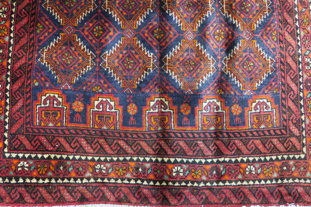 3' 4" x 6' 6" Persian Baluch Rug image 7