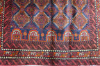 3' 4" x 6' 6" Persian Baluch Rug image 7