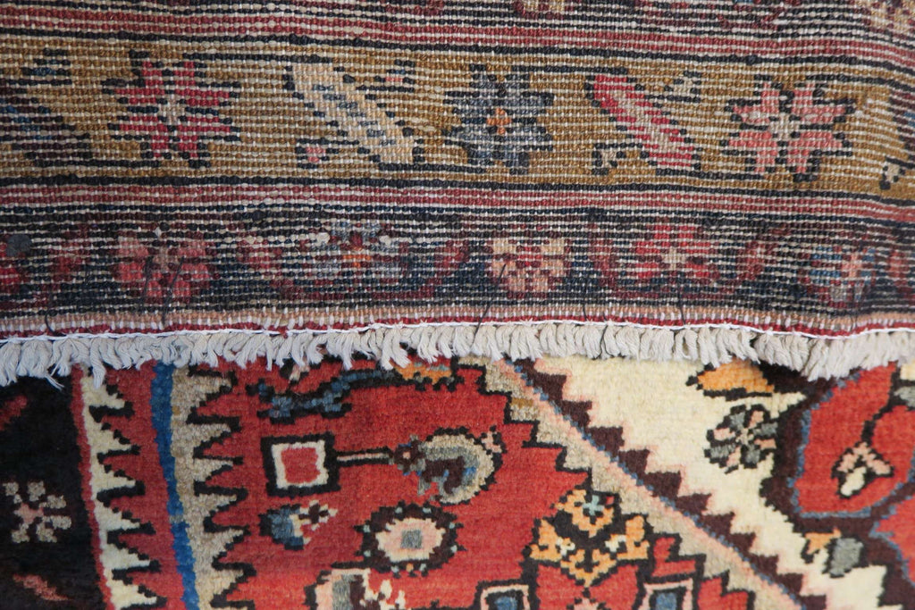3' 7" x 4' 9" Vintage Hamadan Rug image 10