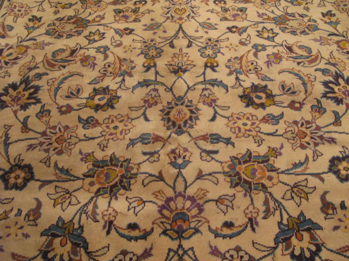 7' 0" x 10' 1" Persian Kashan Rug image 9