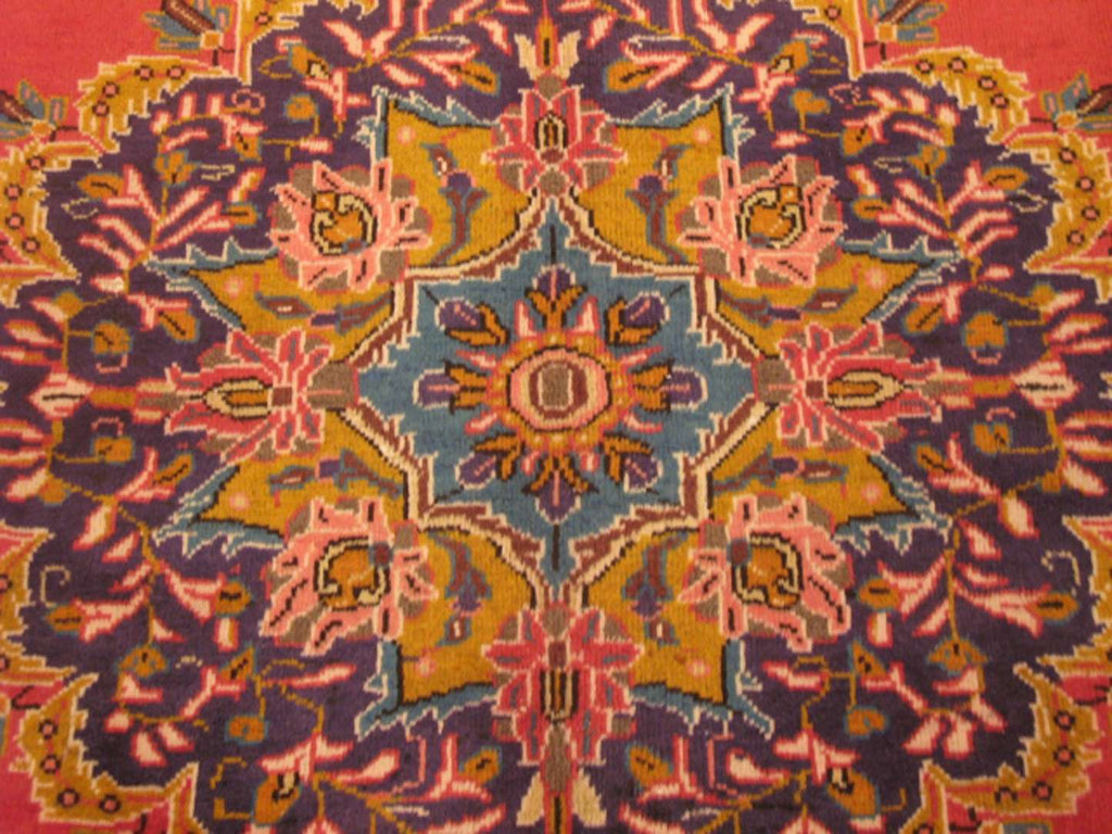 7' 3" x 9' 1" Persian Golpayegan Rug image 4