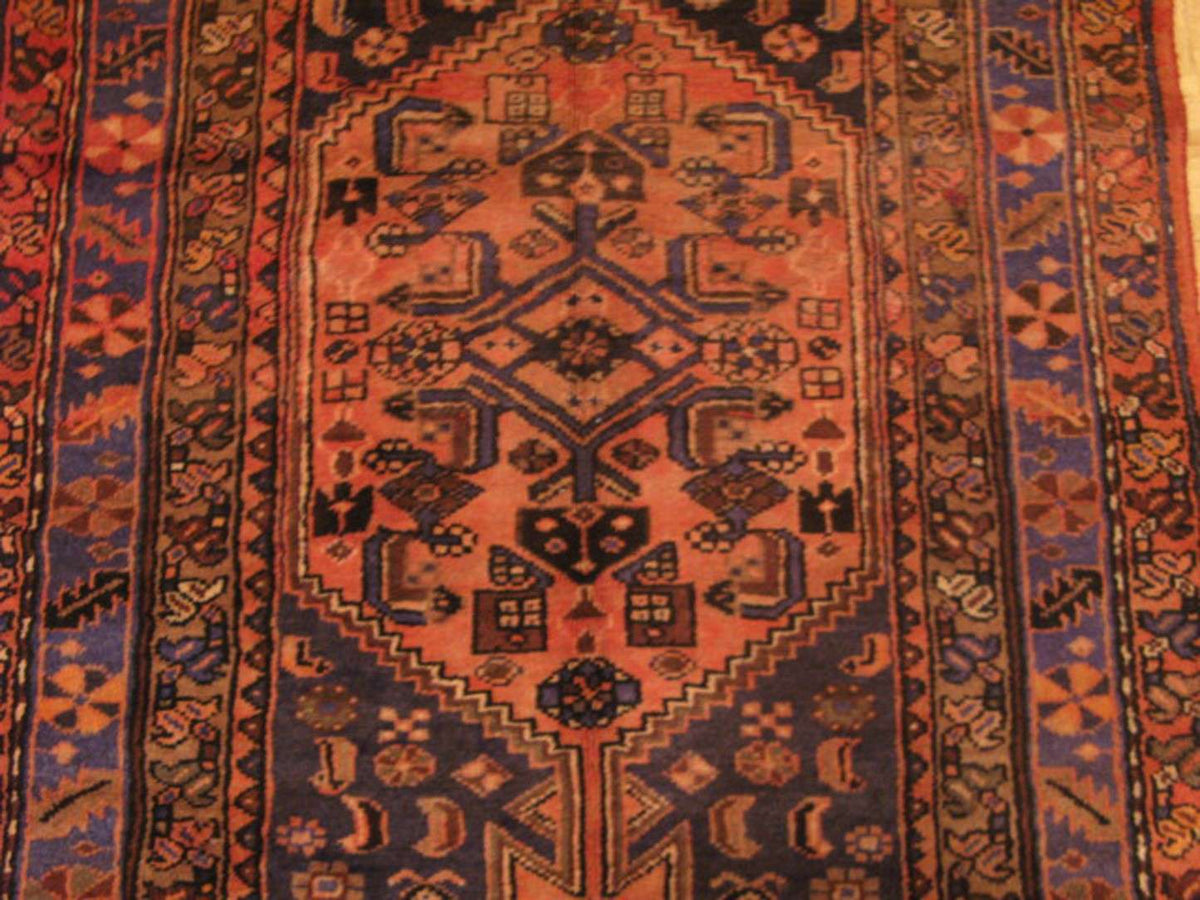 3' 6" x 10' 0" Persian Zanjan Runner image 9