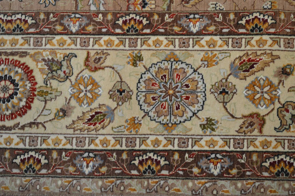 8' 9" x 12' 0" India Agra Rug image 11