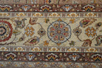 8' 9" x 12' 0" India Agra Rug image 11
