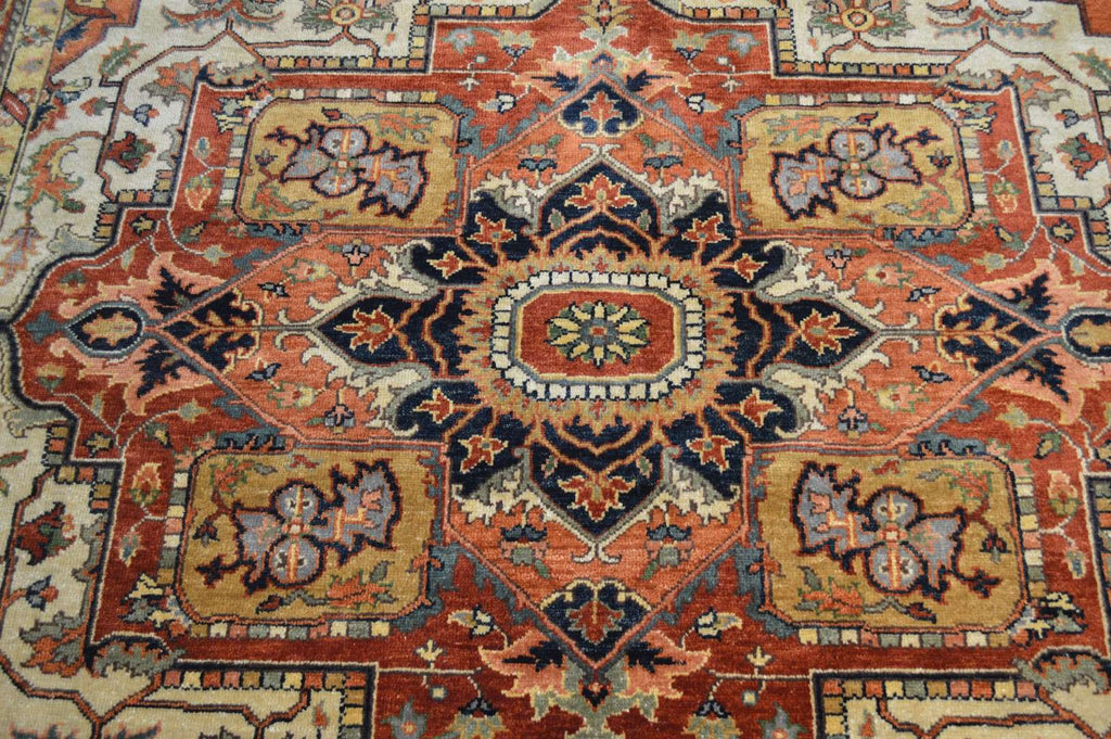 8' 0" x 10' 0" India Serapi Rug image 2