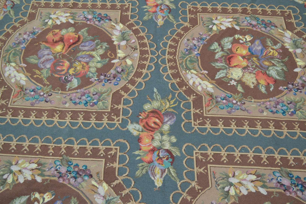 6' 0" x 8' 7" French Needlepoint Rug image 10