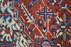 8' 3" x 11' 2" Persian Heriz Rug image 9