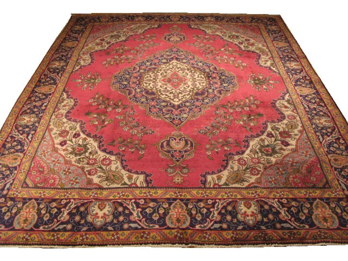10' 0" x 12' 9" Persian Tabriz Rug image 0