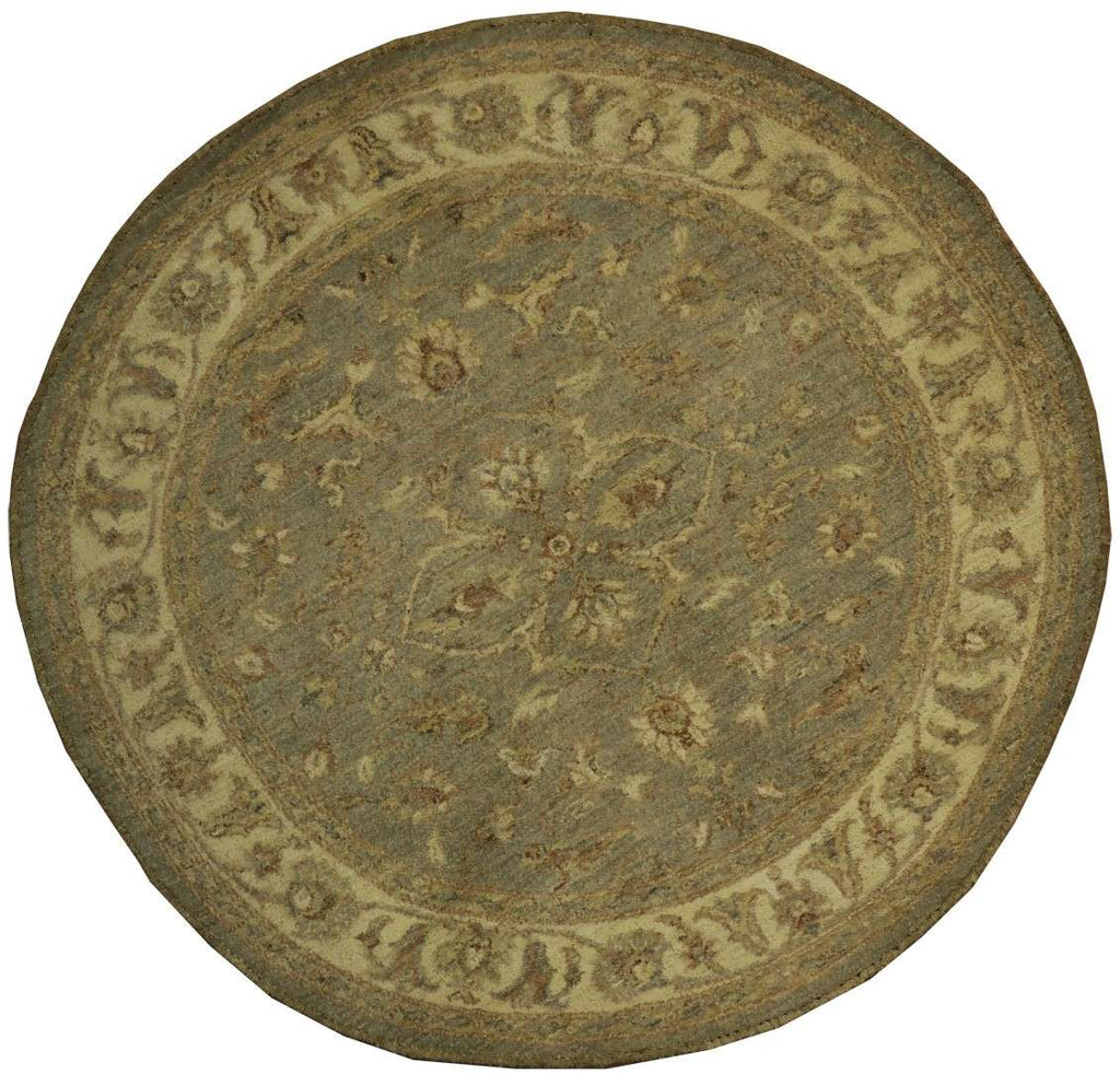 4' 1" x 4' 1" Pakistan Peshawar Round Rug image 0