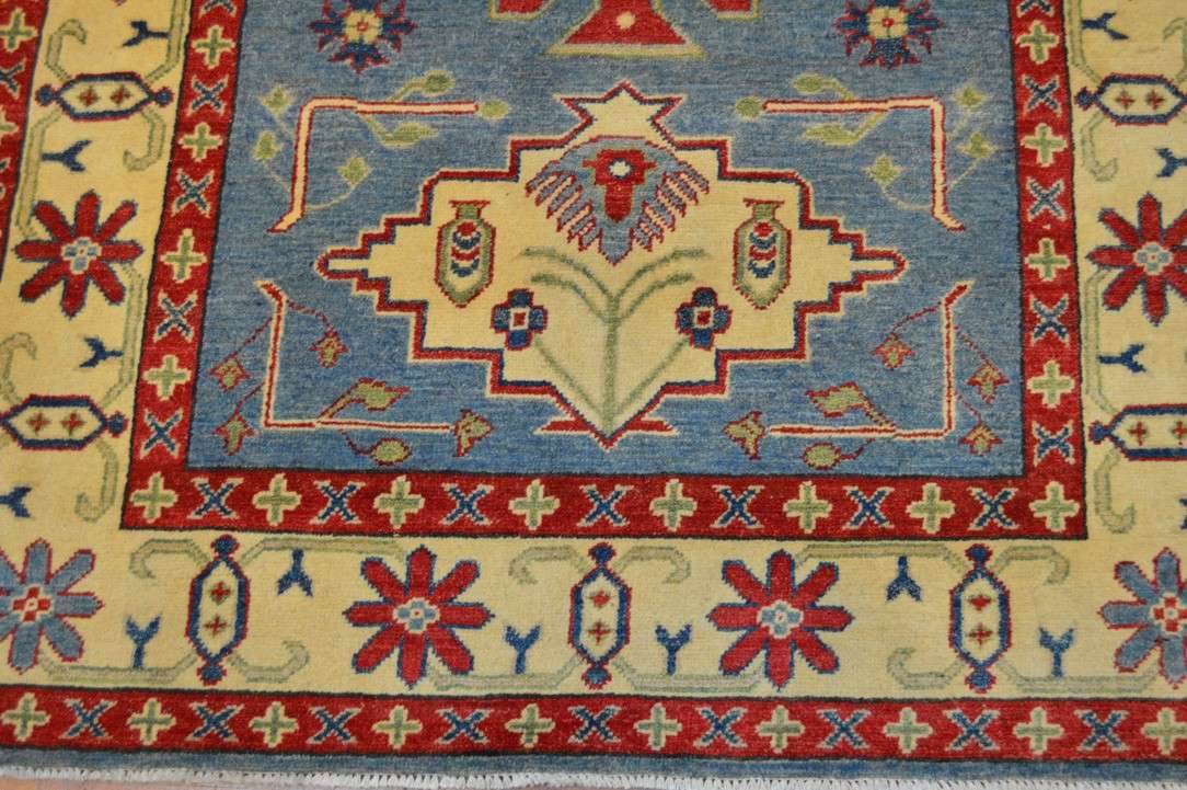 4' 2" x 6' 2" Pakistan Kazak Rug image 7