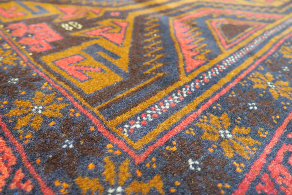 2' 1" x 4' 1" Persian Baluch Rug image 11
