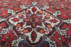 3' 6" x 4' 10" Persian Hamadan Rug image 8