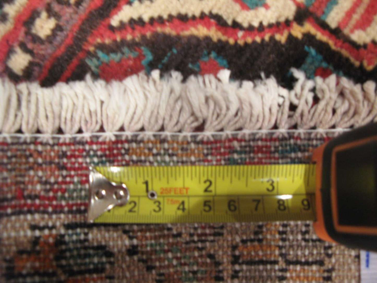 3' 6" x 10' 3" Vintage Hosseinabad Runner image 12