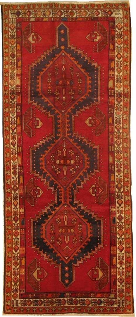 4' 0" x 9' 8" Persian Sarab Runner image 0