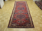 3' 6" x 10' 5" Persian Meshkin Runner image 1