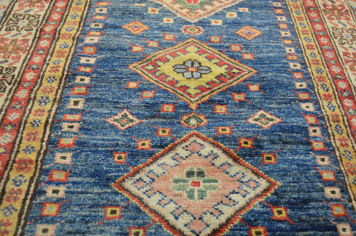 2' 8" x 12' 3" Pakistan Kazak Runner image 7