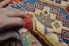 3' 7" x 5' 1" Pakistan Kazak Rug image 11