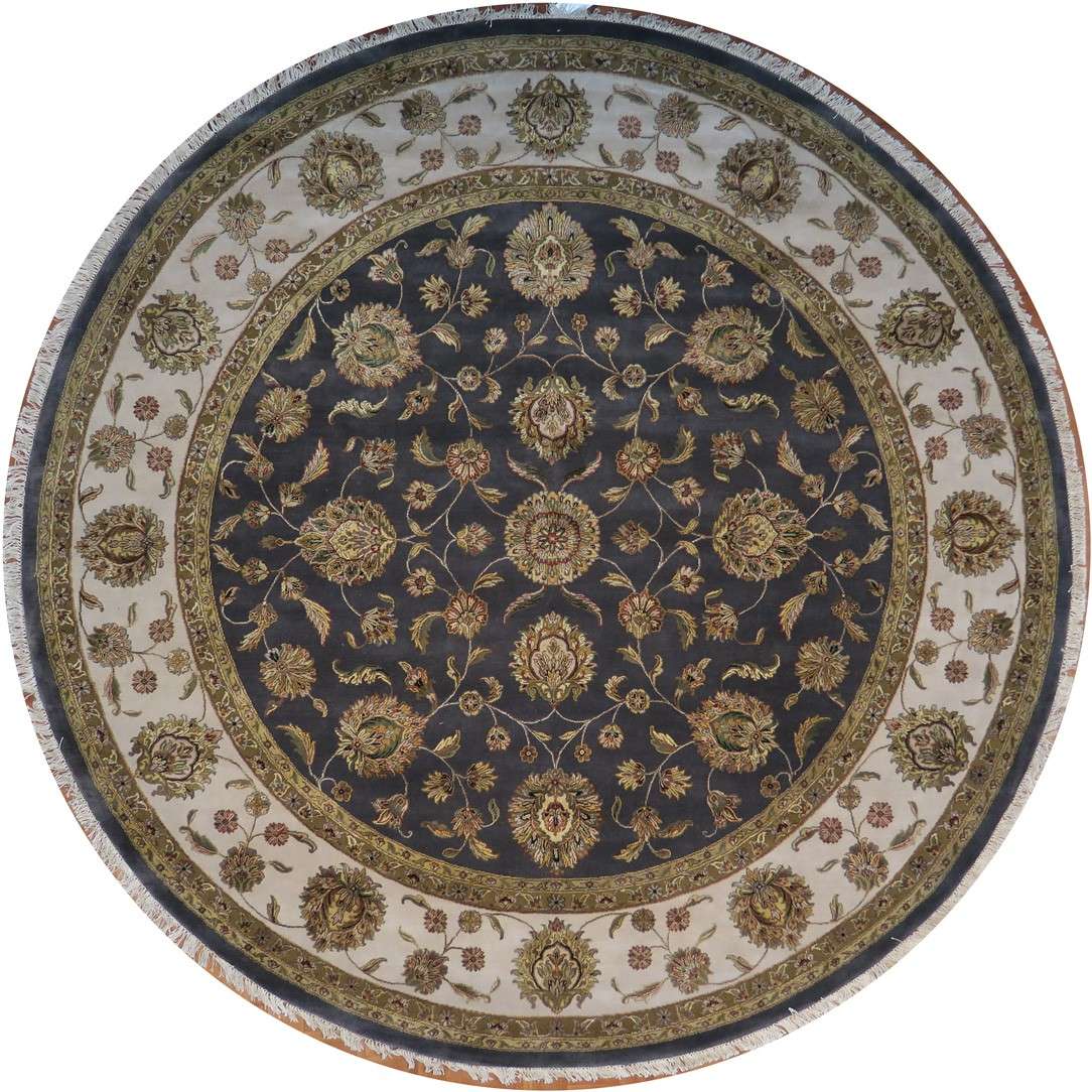 10' 2" x 10' 2" India Jaipur Round Rug image 0